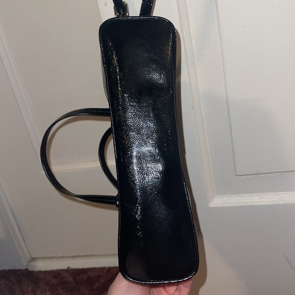 Coach Peyton Glen Plaid Cora Dome Satchel Crossbody F37056 Black - Picture 5 of 8